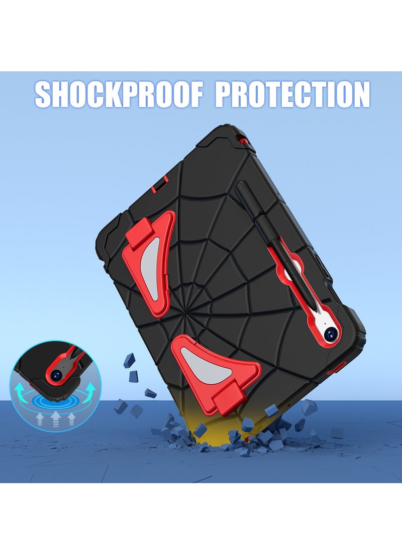 Case for Samsung Galaxy Tab S7/S8/S9(11-inch)/S9 FE(10.9-Inch) /S10 FE(11-Inch) Shockproof Protective Cover with Pencil Holder Shoulder Strap Kickstand for Kids Children - Image 3