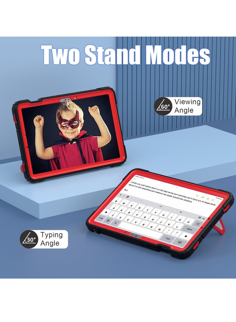 Case for Samsung Galaxy Tab S7/S8/S9(11-inch)/S9 FE(10.9-Inch) /S10 FE(11-Inch) Shockproof Protective Cover with Pencil Holder Shoulder Strap Kickstand for Kids Children - Image 4