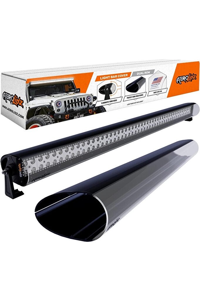 ريحني غطاء شريط الضوء من Aerolids لإزالة ضوضاء الرياح، 50"-52"، شفاف، صفين - Image 1