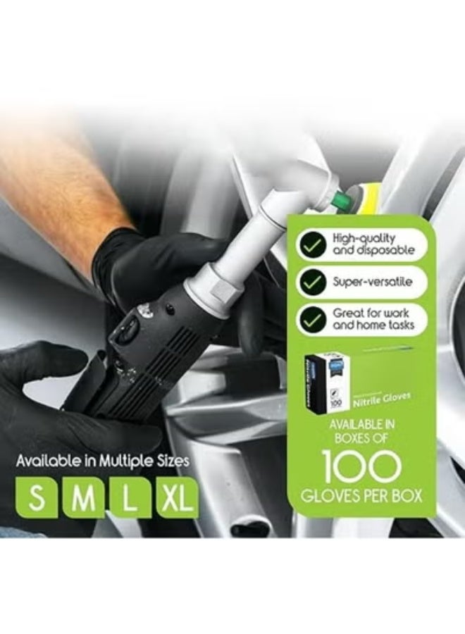Nitrile Disposable Gloves - Strong Safety Barrier for Medical, Cooking, Cleaning & Daily Use - Powder & Latex Free - Image 2
