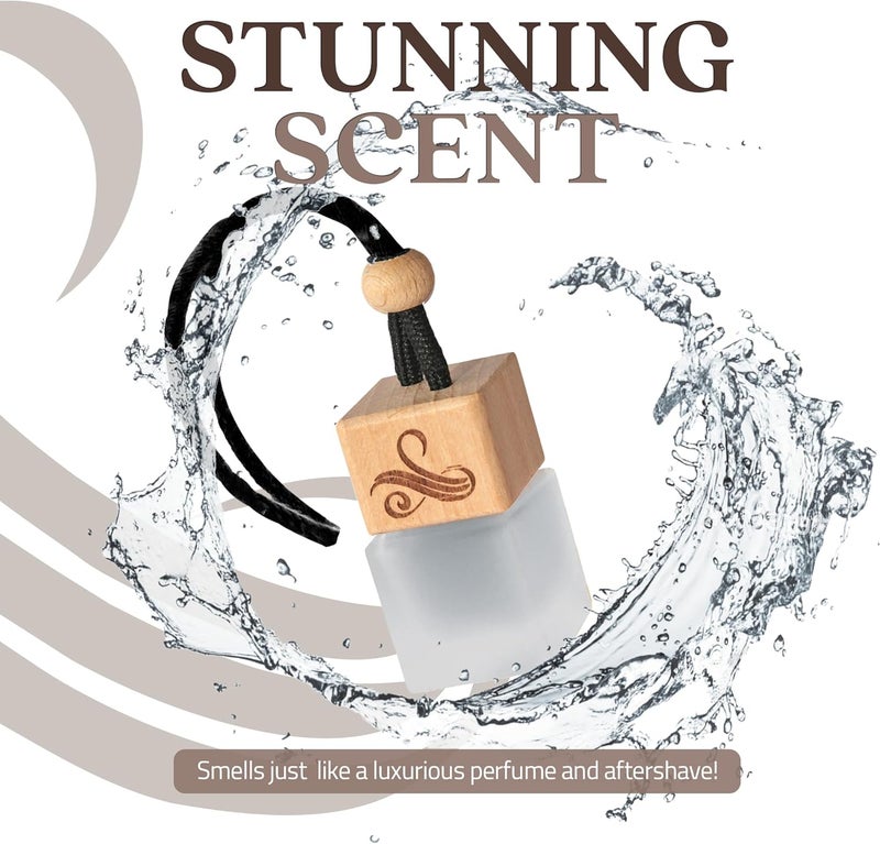 Perfa Car Air Freshener for Men with Vent Clip | Car Scents Air Freshener Fragrance | Strong Car Perfume Air Freshener | Odour Eliminating Car Air Fresheners by - Image 4