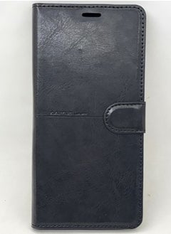كايو جراب فليب كاييه جلد بحماية 360 درجة لهاتف شاومي ريدمي نوت 10 و ريدمي نوت 10 اس - اسود Xiaomi Redmi Note 10 & Note 10s  - Image 1