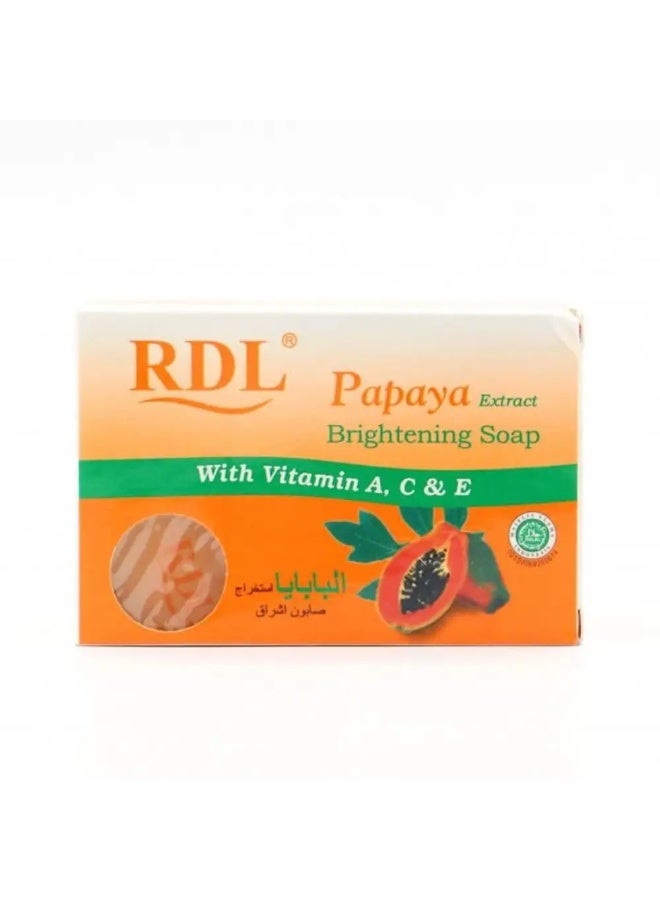 ار دي ال 6 قطع من صابون اشراق بخلاصة البابايا - 128 جم - Image 2
