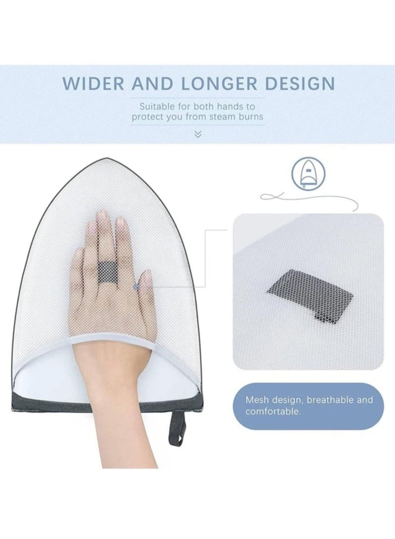 Garment Steamer Ironing Glove Waterproof Anti Steam Mitt with Finger Loop (Large)  - Image 5
