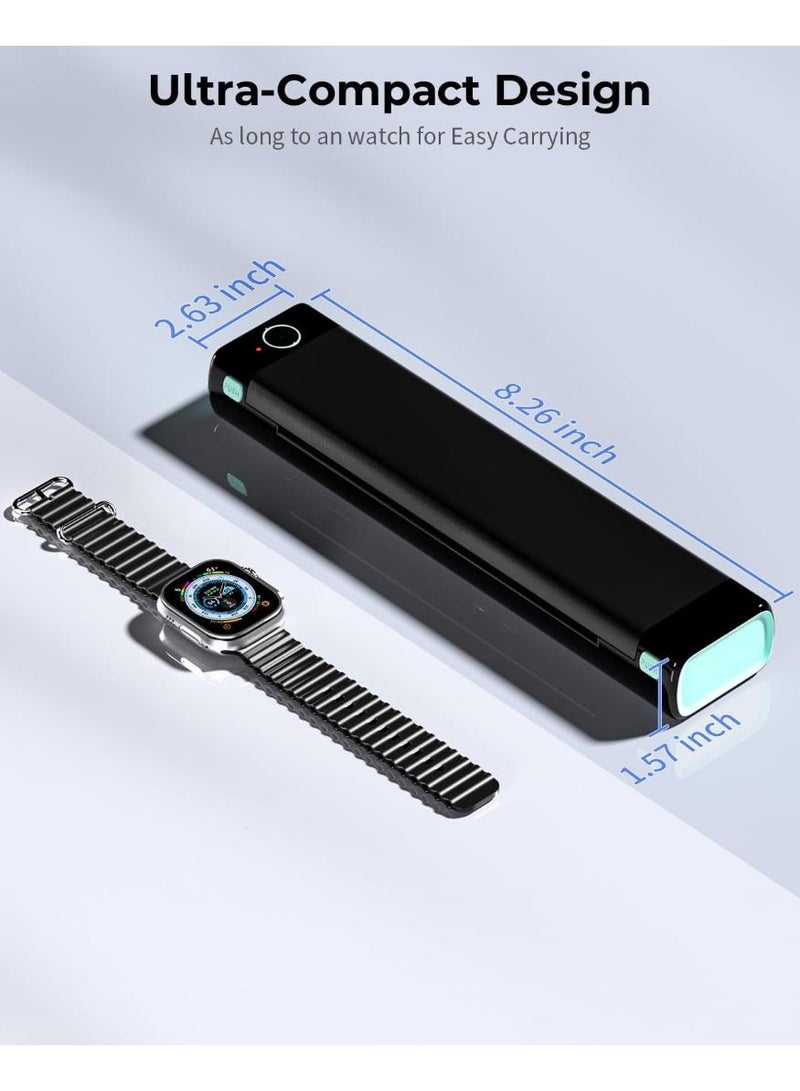 فوميمو طابعة حرارية محمولة M08F A4، تدعم ورق A4 الحراري مقاس 8.26 × 11.69 بوصة، طابعات سفر لاسلكية محمولة للسيارة والمكتب، طابعة بلوتوث متوافقة مع الهاتف والكمبيوتر الشخصي - Image 2