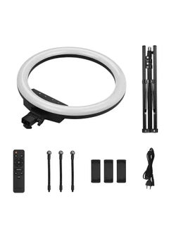 HQ HQ 18N Ring Light Kit with Tripod Stand and Accessories, 18 inches, 55 Watts, 3200K-6000K Adjustable Color Temperature, Phone Holder Included  - Image 4