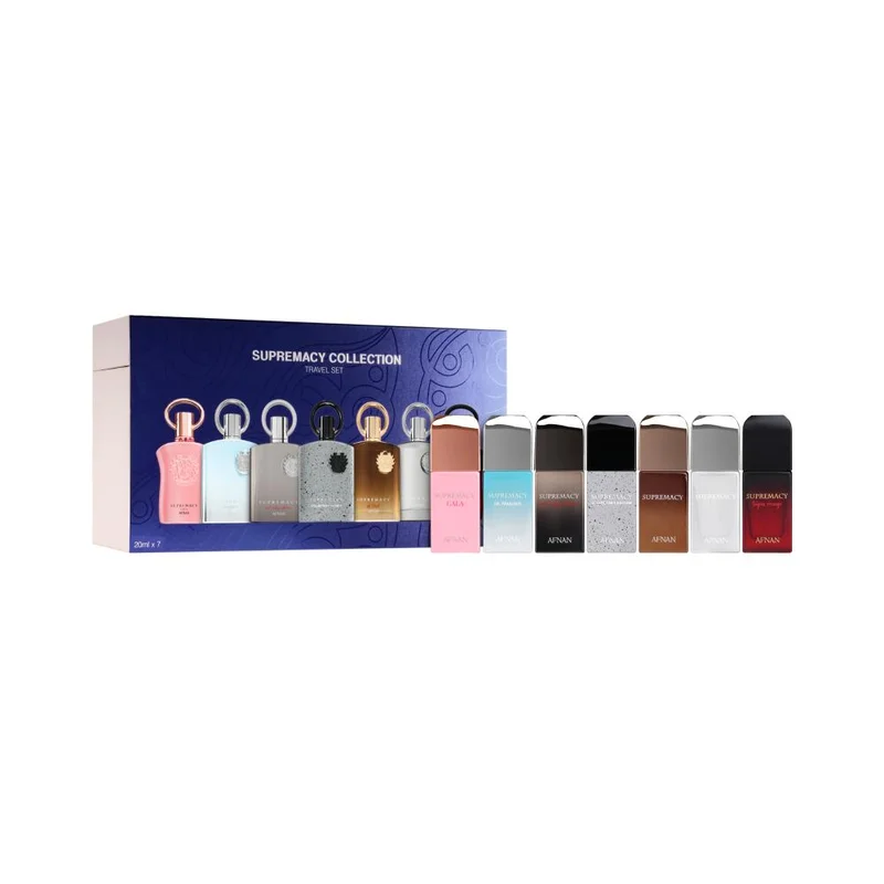 Afnan Supremacy Collection Travel Set Eau de Parfum for Unisex (Set of 7x20ml)