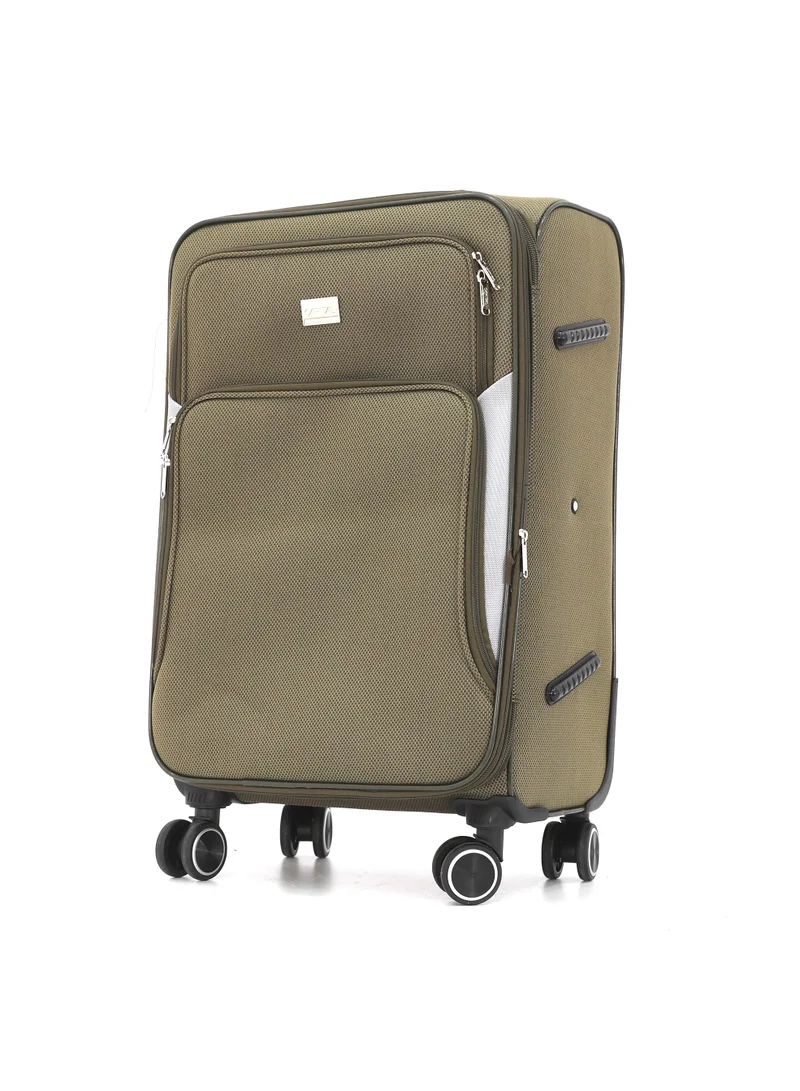 Capital Premium 4-Piece Softside Luggage Set – Lightweight Spinner Suitcases with Telescopic Handles, Front Zip Pockets & 360° Swivel Wheels