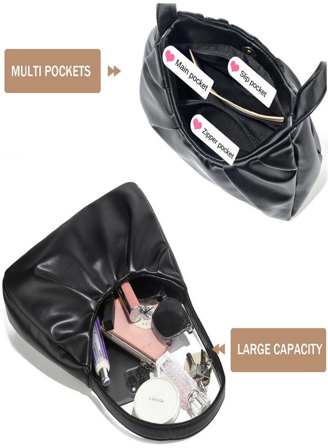 YAVCOOL Small Shoulder Bags for Women Retro Classic Hobo Bag Shoulder Purse Handbag Trendy Underarm Purse - Image 5