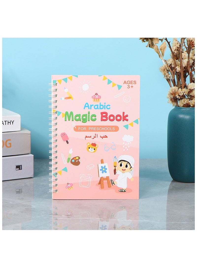 Magic Arabic version of the grooved calligraphy practice copybook for pen control training - Image 3