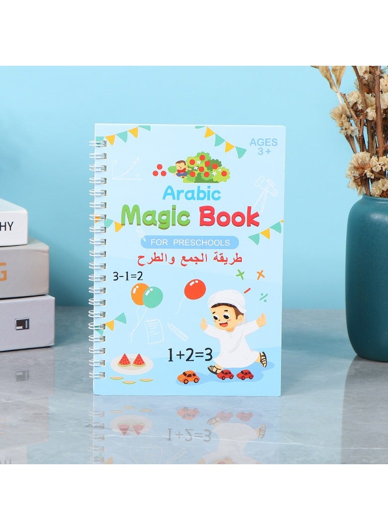 Magic Arabic version of the grooved calligraphy practice copybook for pen control training - Image 4