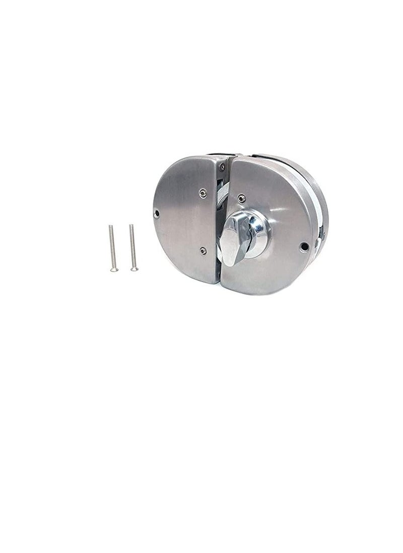 ROBUSTLINE - Double Glass Door Lock Stainless Steel, Both Sides Open Frameless Door Hasps for 10-12mm Thickness Glass, Home Office Hotel Furniture Hardware - Image 1