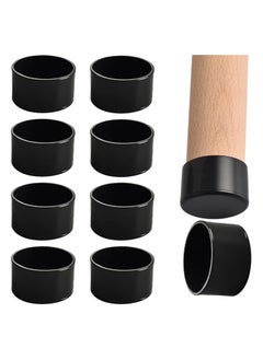 KASTWAVE Chair Leg Floor Protectors, 8 Pcs Silicon Furniture Leg Feet Protection Cover Round Chair Leg Pads Caps for Hardwood Floors  - Image 1