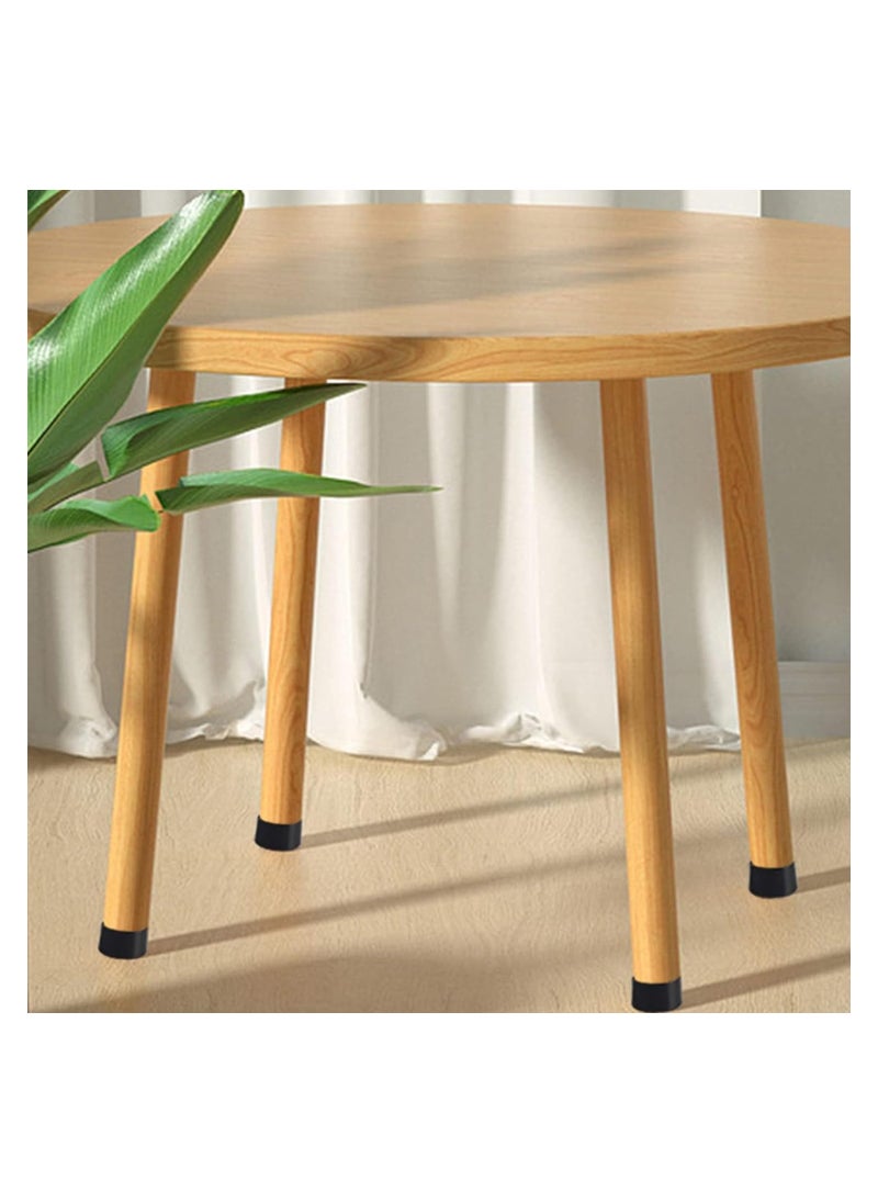 KASTWAVE Chair Leg Floor Protectors, 8 Pcs Silicon Furniture Leg Feet Protection Cover Round Chair Leg Pads Caps for Hardwood Floors  - Image 3
