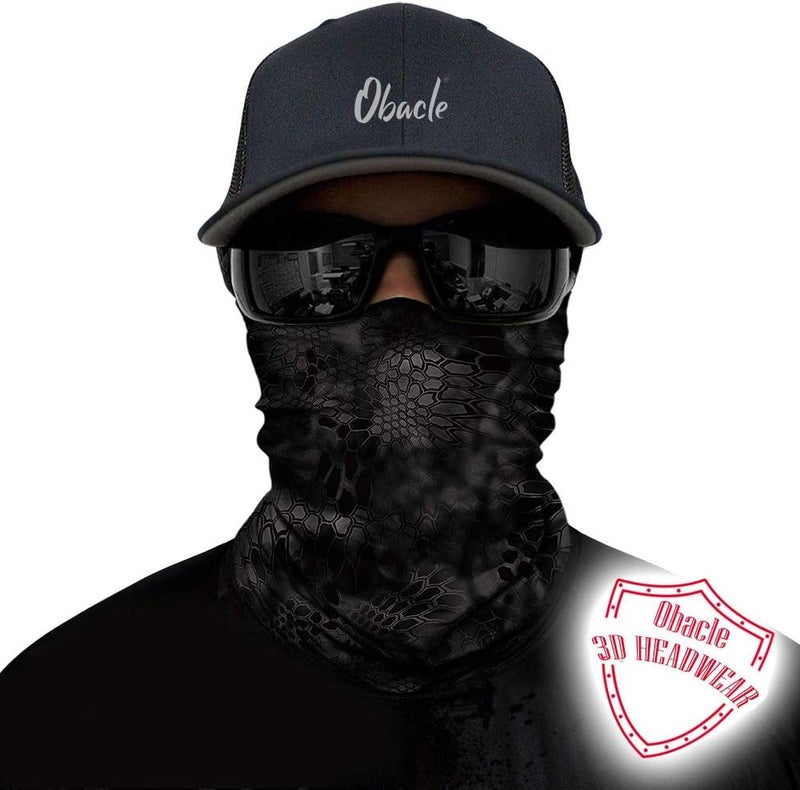Obacle Seamless Face Mask Rave Bandana Men Women for Dust Sun Wind Protection - Image 2