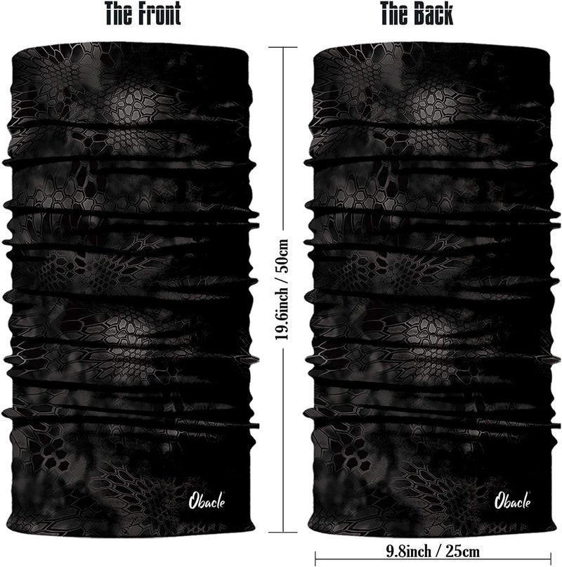 Obacle Seamless Face Mask Rave Bandana Men Women for Dust Sun Wind Protection - Image 3