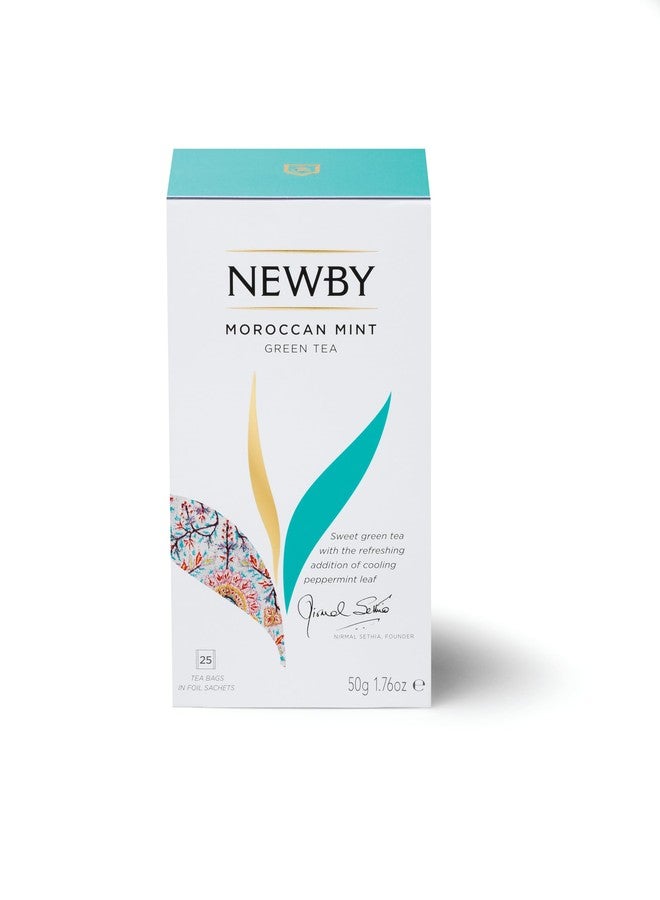 NEWBY Moroccan Mint - 25 Individually Wrapped Tea Bags - Refreshing Green Tea with Mint by Newby Teas - Image 1