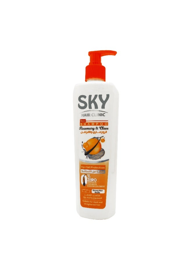 SKY Hair Clinic Shampoo With Rosemary & Clove For Hair Fall 400ml - Image 1