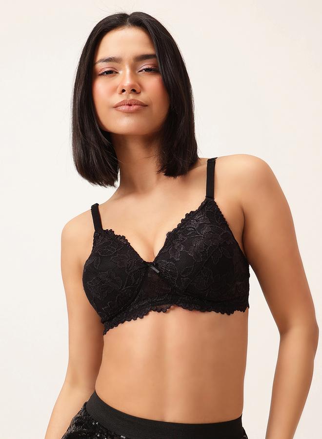 Clovia Set of 2 - Padded Non-Wired Full Coverage Lace Bra - Image 4