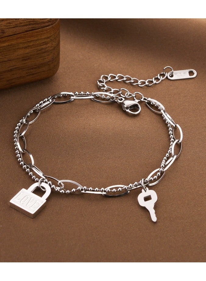 Mark Fairwhale Versatile Titanium Steel Fashion Bracelet 