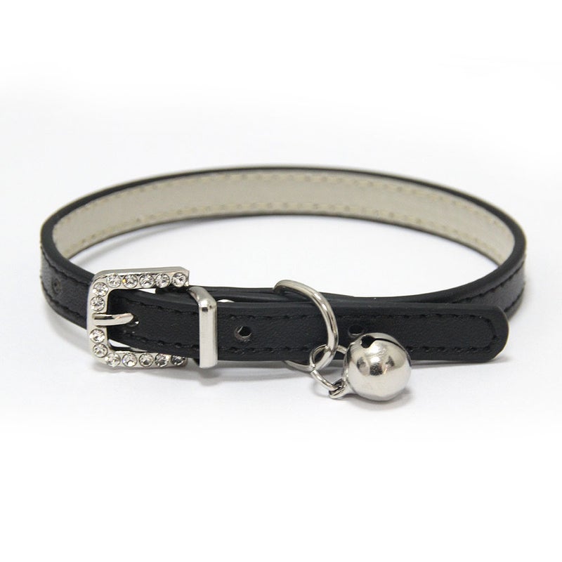 Carefully Selected Japanese Diamond Buckle Pet Collars For Small Size Dogss And Cats Decorative Leather Japanese Style Dog Collar Choice - Image 5