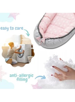 Moro Moro Cotton Baby Nest – Double-Sided & Breathable for Newborns  - Image 3