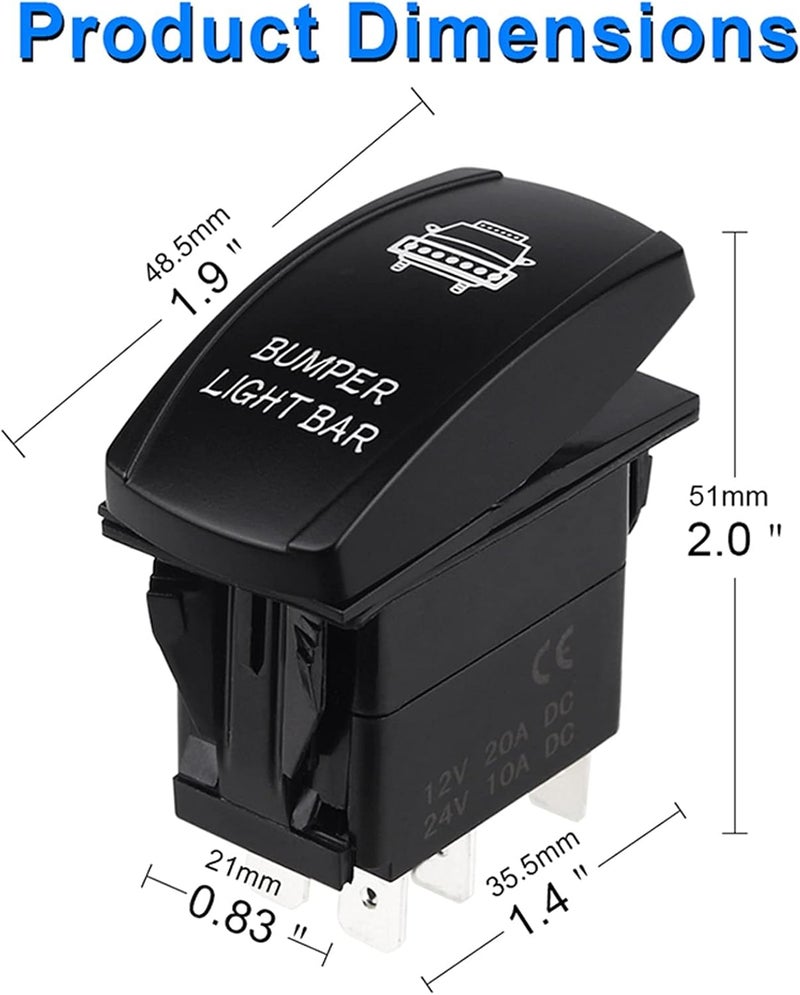 Wivplex Waterproof Toggle Rocker Switch - Image 2