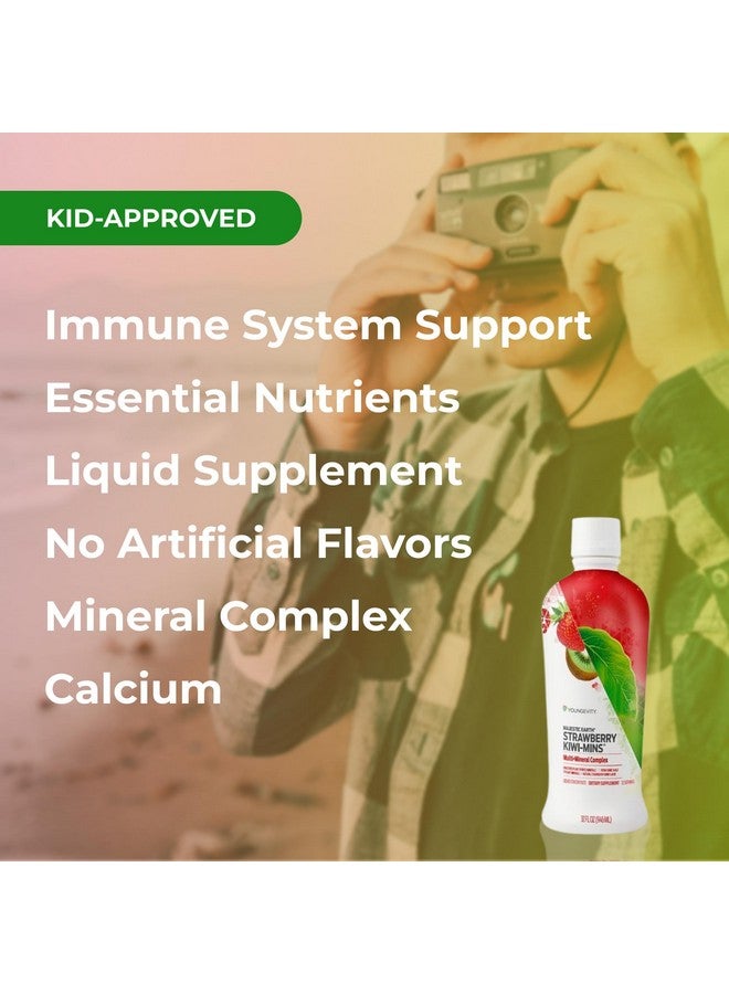 Youngevity Strawberry Kiwi-Mins Plant Derived Multi-Mineral Complex - Made from Humic Shale - Liquid Colloidal Form - Kid Friendly Taste - (32oz) - Image 4
