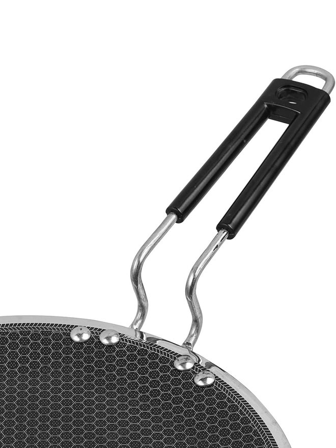 VINOD مقلاة فينود بلاتينيوم ثلاثية الفولاذ المقاوم للصدأ SAS برو، 25 سم - Image 3