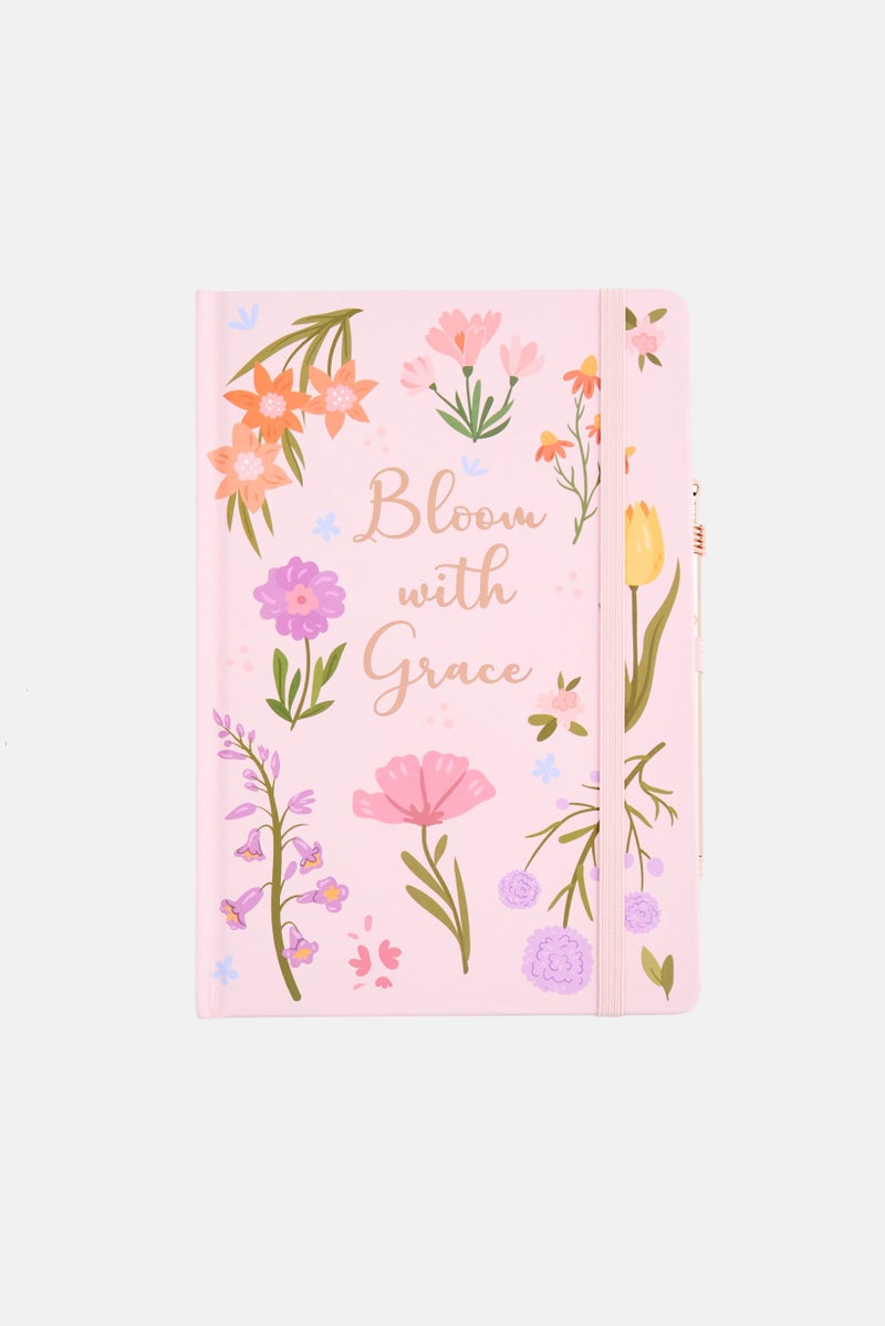 VOTUM Bloom With Grace Binding Notebook With Pen  - Image 1