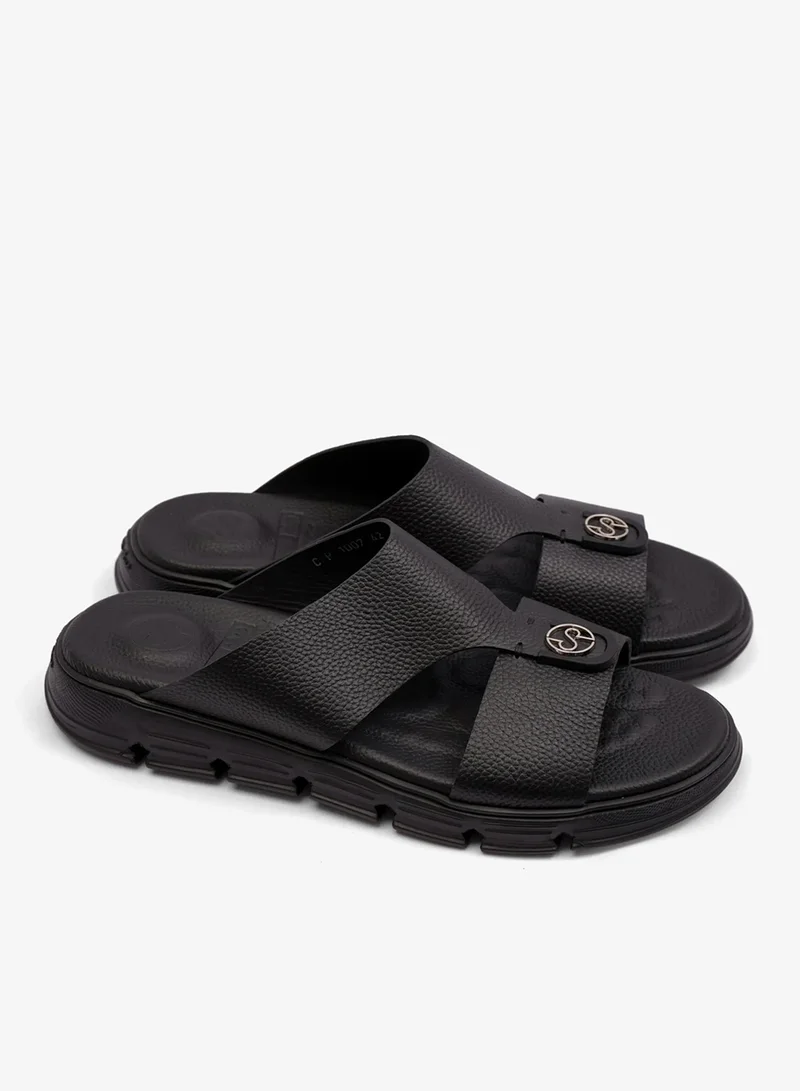 كومفورت بلس صندل رجالي كومفورت بلس جلد ناعم أسود