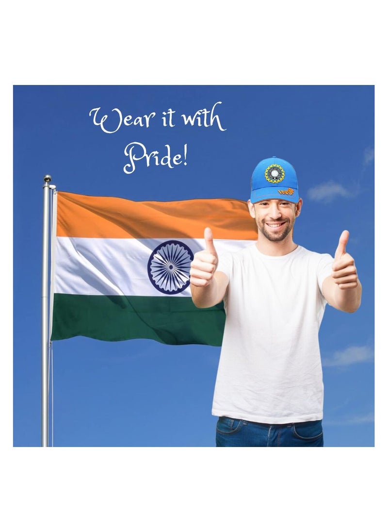 PRINTSHOP4ME - India Scarf,Cap&Flag-Perfect For Sports Fans,Celebrations National Event&Celebration Accessories Show Your Support India - Image 1