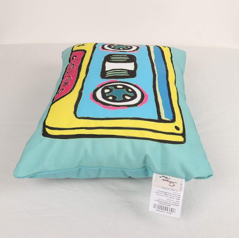 Sivya Poly Fiber By Home Micro Filled Shape Cute Cushion For Kids (Mix Tape, Multicolour) - Image 3