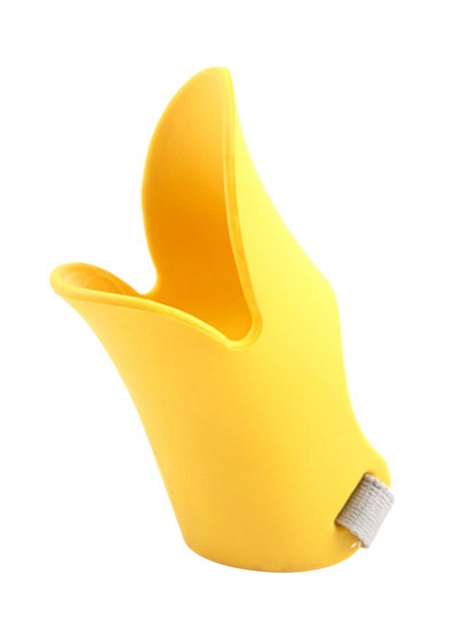 OUTAD Anti-Bite Silicone Muzzle Mouth Mask Yellow Largeyard - Image 1