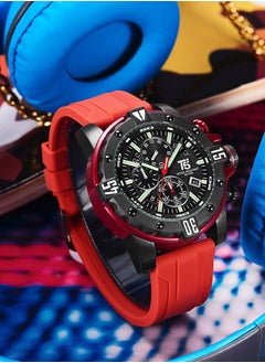 T5 T5 Men's Chronograph Silicone strap Watch  - Image 2