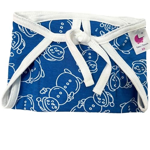 SoftcareTotzTouch Premium Cotton Hosiery Fabric Wide Padded Baby Reusable Nappy/Langot Pack of 6 - Image 4