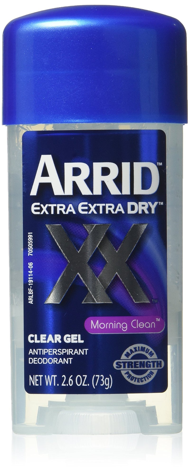 Arrid Deodorant 26 Ounce Gel Clr Xx Morning Clean 76ml 2 Pack