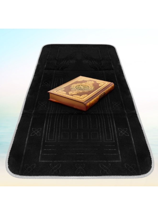 تشيلور سجادة صلاة قابلة للطي مع مسند ظهر، كرسي تأمل قابل للطي مع حقيبة تخزين لسهولة السفر، مثالية للراحة العائلية والأصدقاء، صلاة رمضان، عيد الفطر، هدية إسلامية. - Image 5