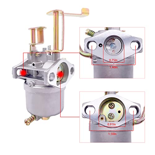 Aniro Moto Carburetor Compatible with Coleman CK100-S CT100U CC100X Mini Bike SK100 Go-Kart with Gaskets Fuel Line Filter Spark Plug - Image 4