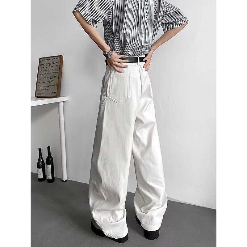 Unisex Classic Denim Jeans Loose Fit Daily Outdoor Wear - Image 4