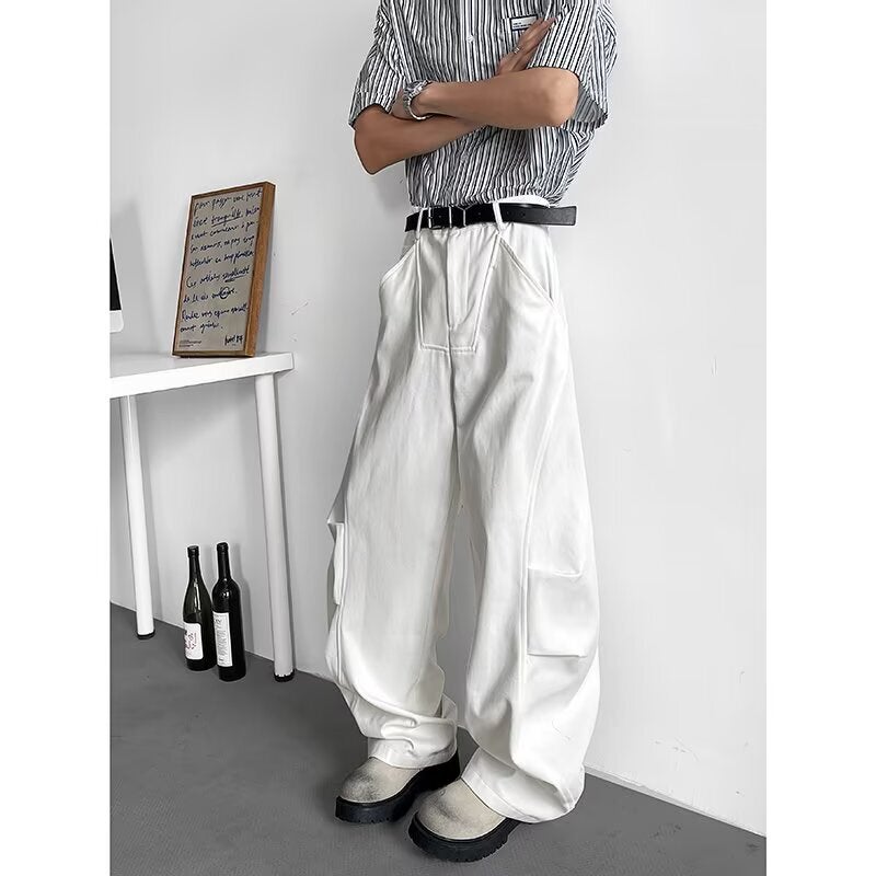 Unisex Classic Denim Jeans Loose Fit Daily Outdoor Wear - Image 1