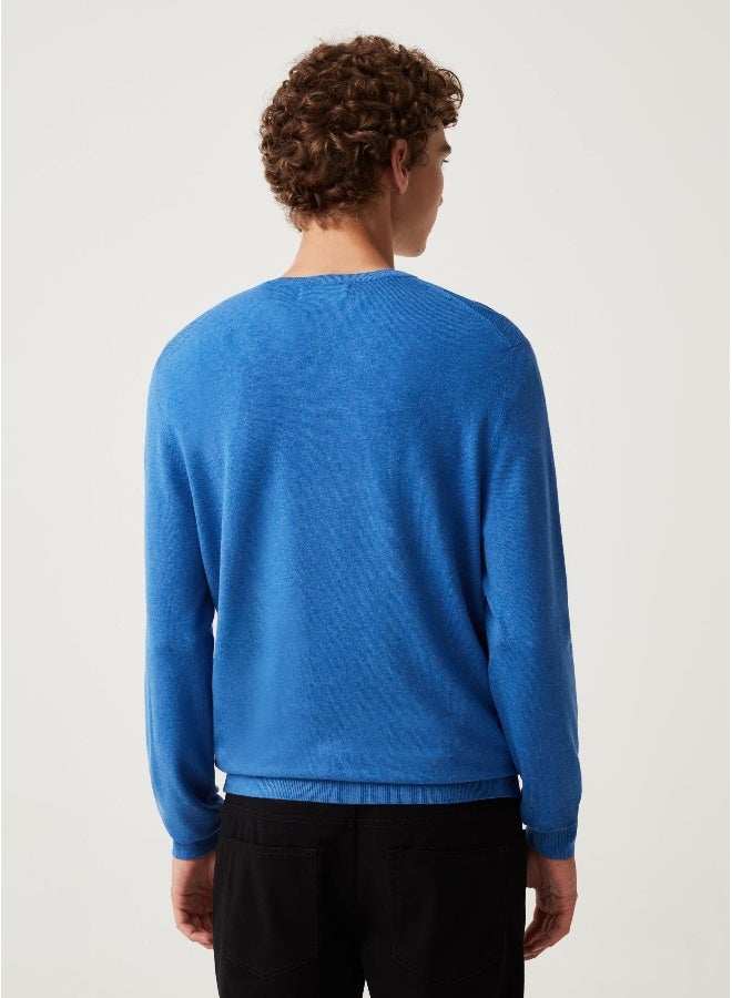 او في اس أوفس سترة بياقة على شكل حرف - Image 3