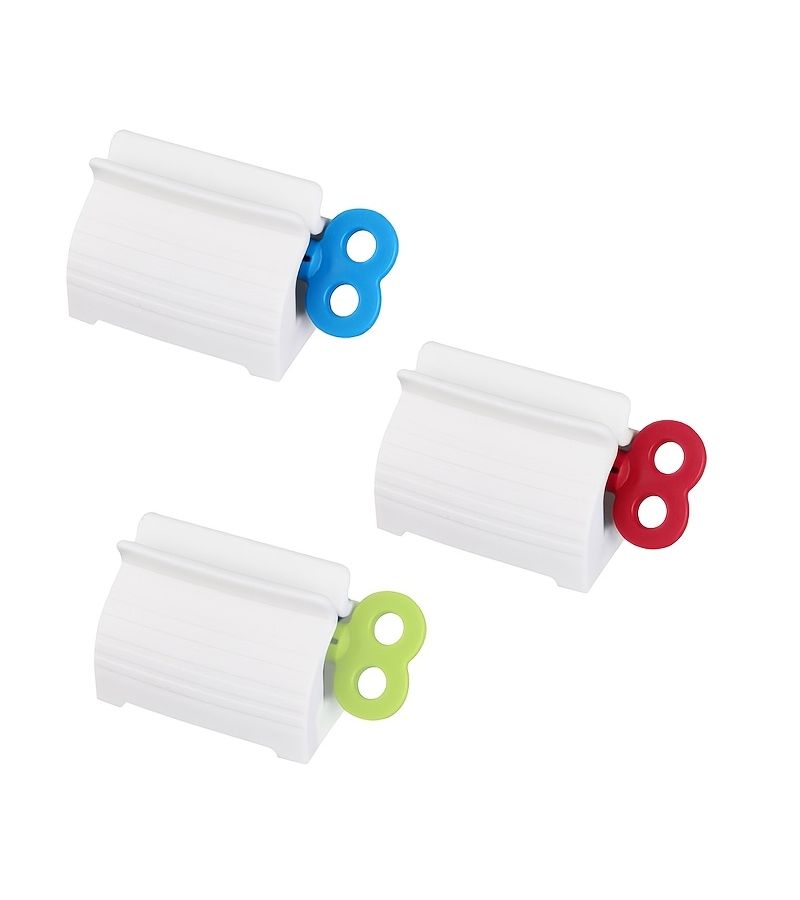 Color Mix Rolling Toothpaste Squeezer Stand Manual Tube Dispenser Bathroom Organizer - Image 1