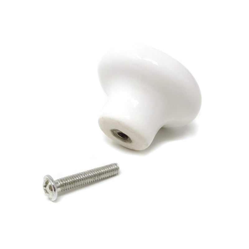 yueton 6Pcs 1-1/2 inch Hand Painted Ceramic Knobs Kitchen Cabinet Retro Vintage Door Drawer Handles Pulls for Dresser Cupboard Wardrobe (Pink Rose) - Image 2