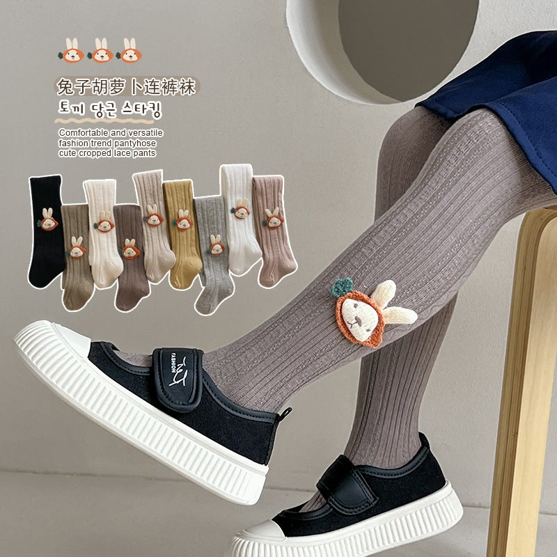 Children'S Pantyhose Cotton Girls' Leggings Outer Wear Baby One-Piece Socks Medium Thick Baby Pantyhose Girl - Image 4