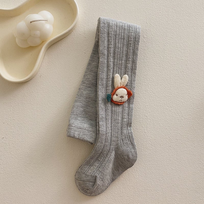 Children'S Pantyhose Cotton Girls' Leggings Outer Wear Baby One-Piece Socks Medium Thick Baby Pantyhose Girl - Image 1