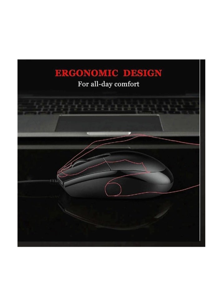 Cougar COUGAR-EGY Ergonomic Wired Mouse 1600 DPI - Smooth Tracking with High Precision for Work C002  - Image 3