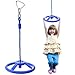 ZENFUN Wheel Obstacle 360 Degrees Rotating Joint Swing Monkey Wheel for Warrior Obstacle Course Spinner Swing Wheels for OutdoorIndoor Playhouse Playground Accessories AttachmentsBlue - Image 2
