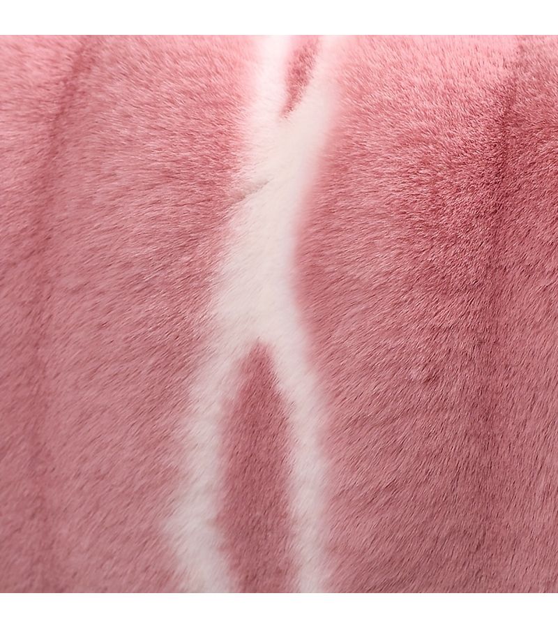 Rabbit Themed Plush Cushion With Pink Stitching For Bedroom Bed Living Room Sofa Decorating 15 75 Inch By 23 62 Inch - Image 4
