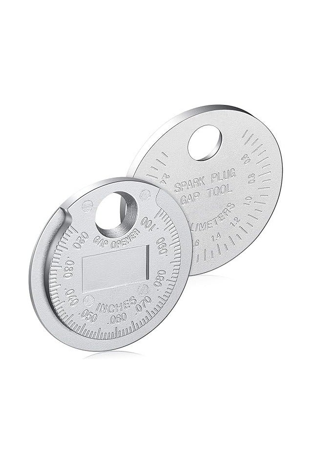Generic Spark Plug Gauge Measuring Tool Wire Scaled from 0.020 to 0.100 Inch for Gapping and Adjustment 